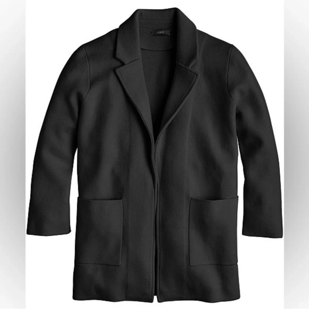 J. Crew Black Sofia Sweater Blazer